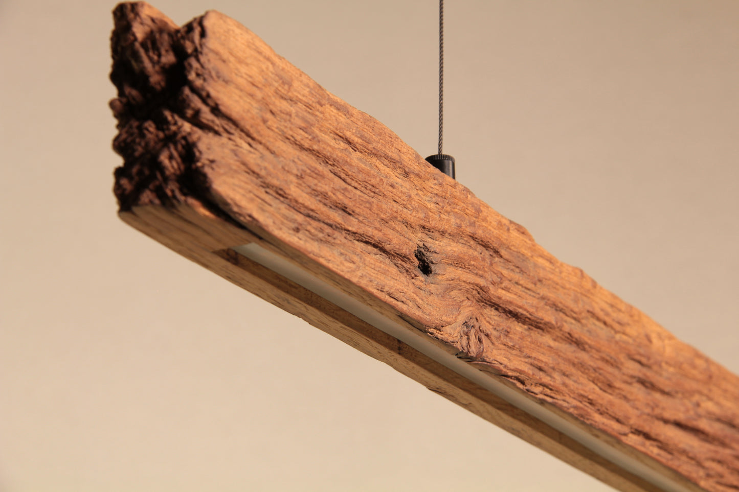 Dining table lamp / LED strip / 119 cm oak branch 2