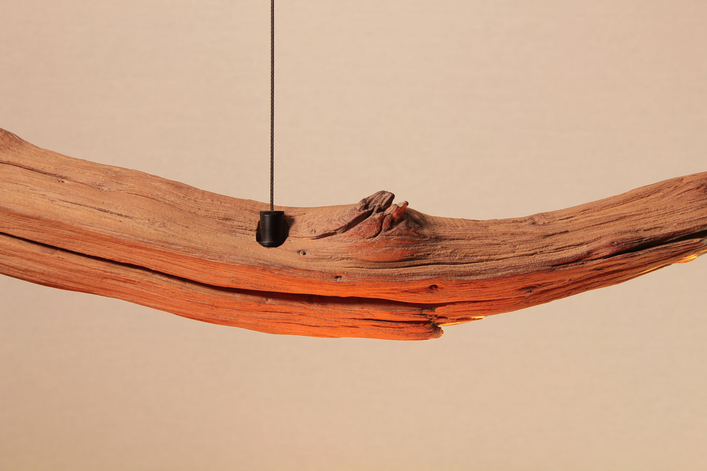 Dining table lamp / LED strip / 130 cm oak branch
