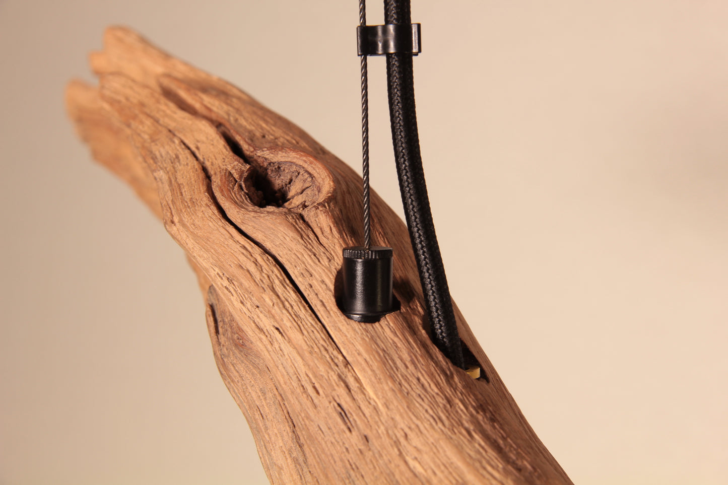 Dining table lamp - handmade unique piece - 153cm oak branch