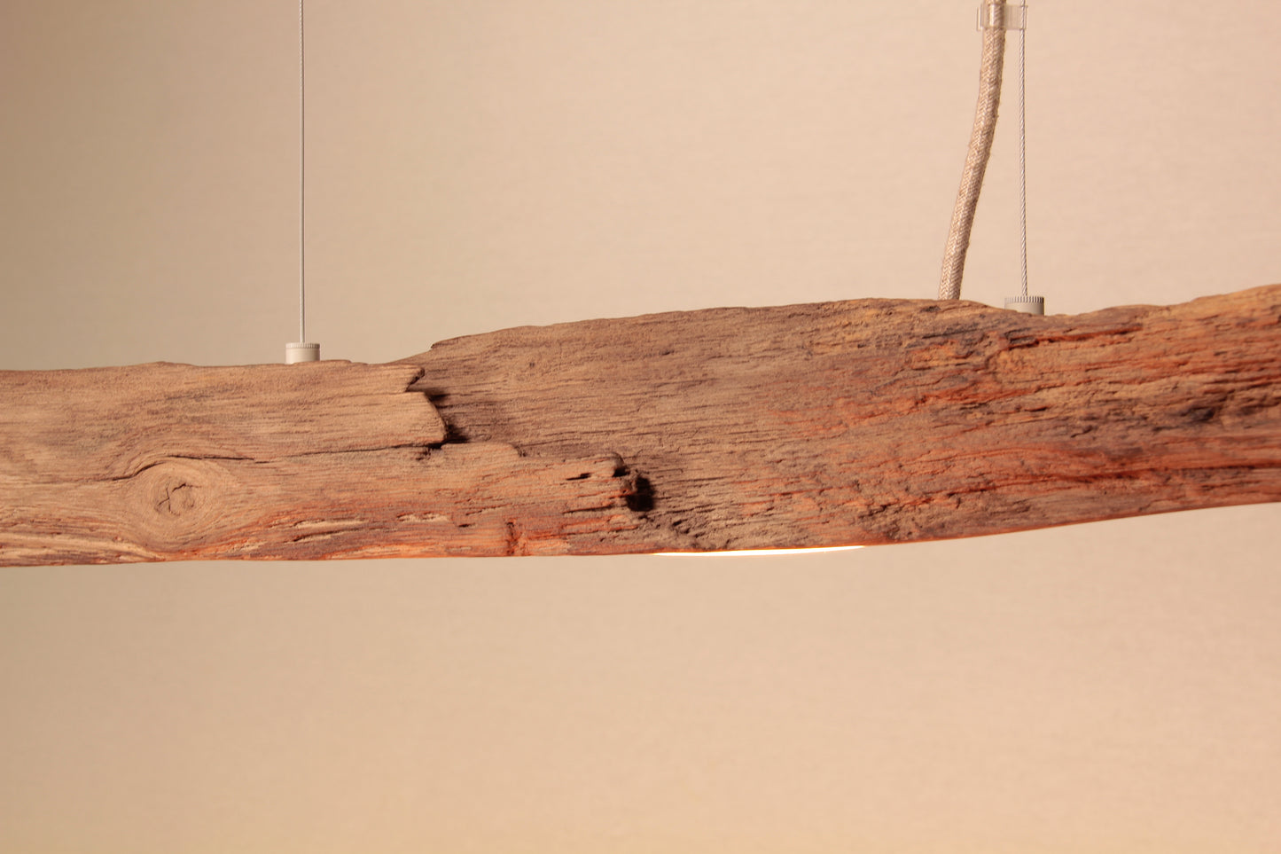 Dining table lamp / LED strip / 158 cm oak branch