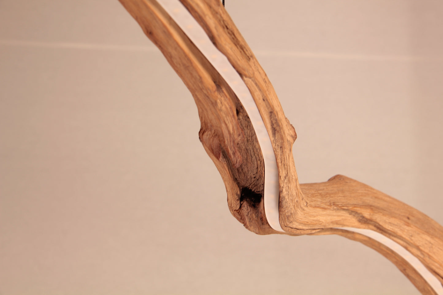 Dining table lamp - handmade unique piece - 153cm oak branch