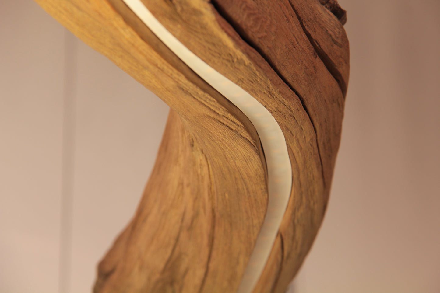 Dining table lamp - handmade unique piece - 210cm oak branch