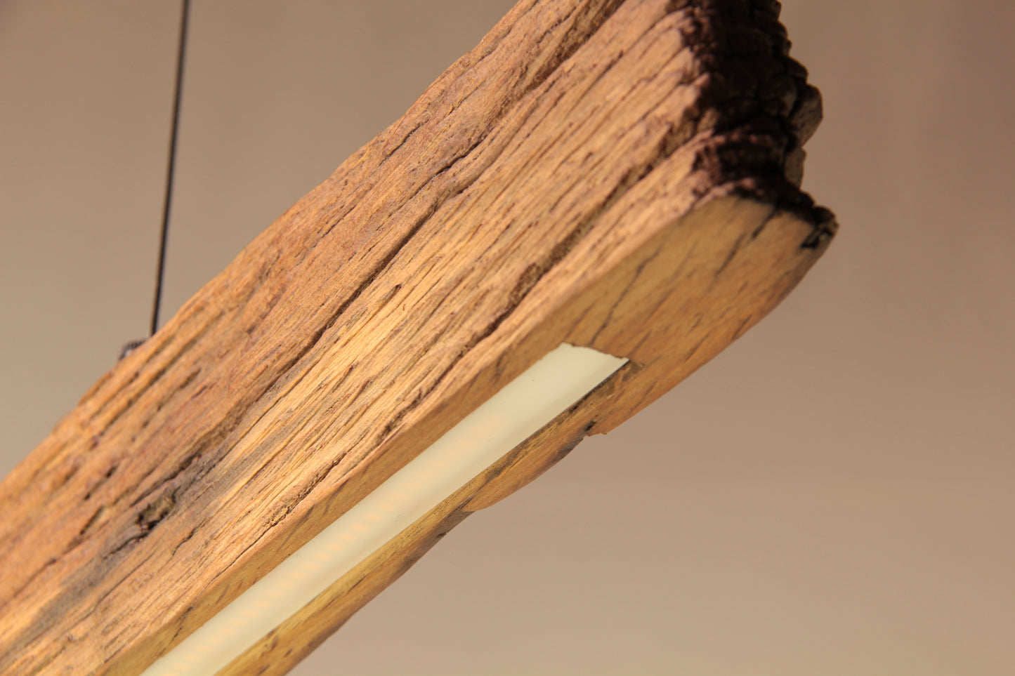 Dining table lamp / LED strip / 119 cm oak branch