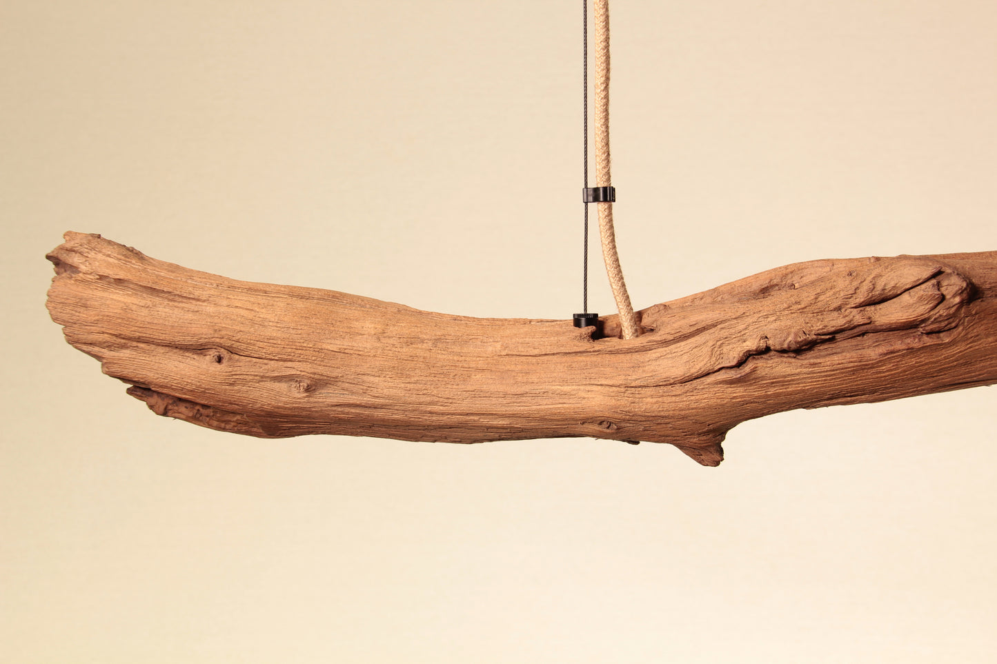 Esstischleuchte - handgefertigtes Unikat - 124cm Eichenast