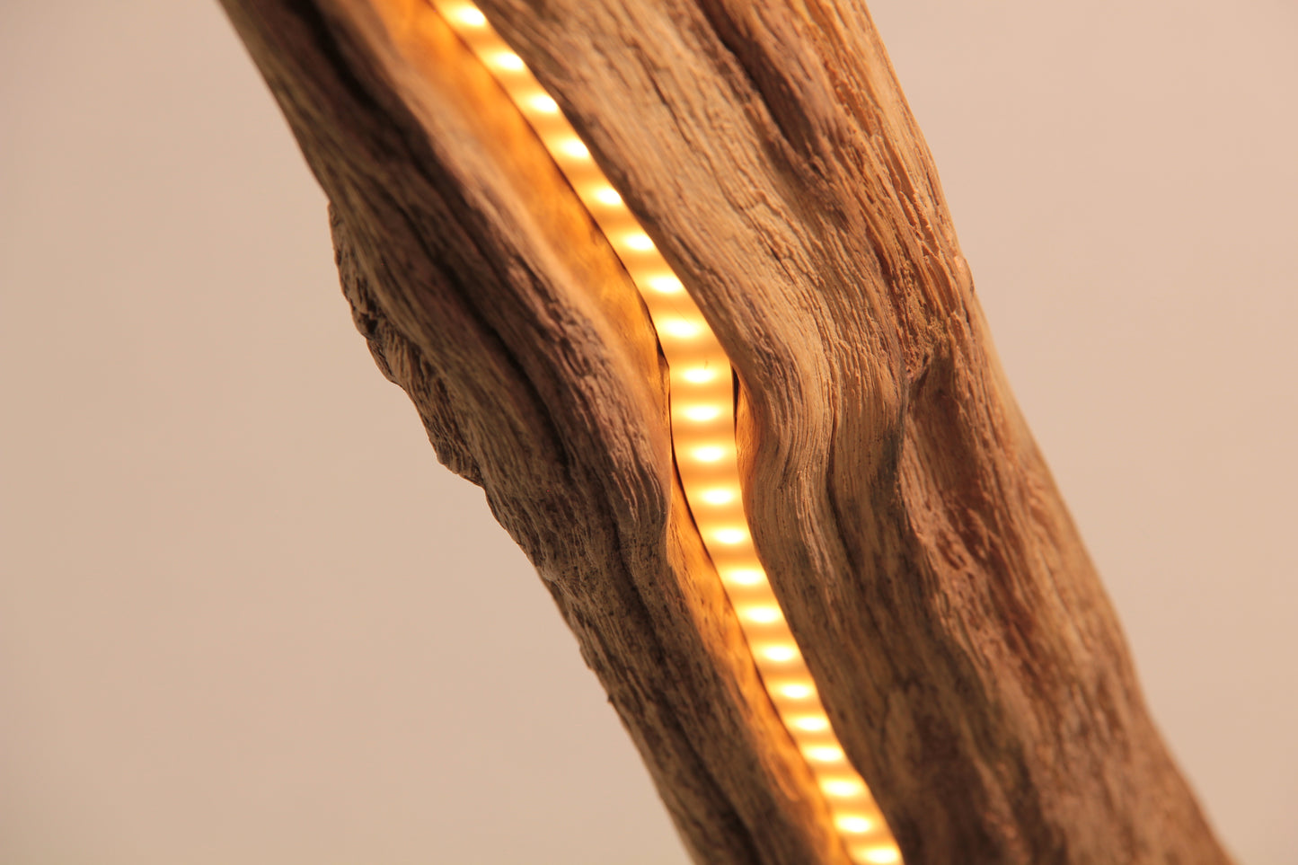 Dining table lamp - handmade unique piece - 184cm oak branch