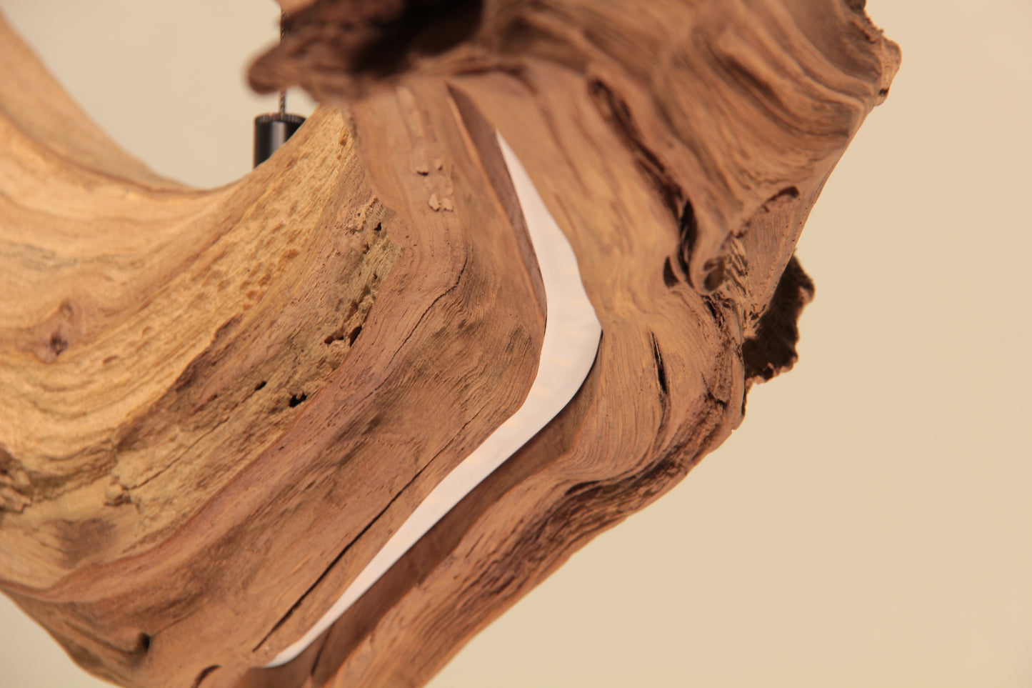 Dining table lamp - handmade unique piece - 75cm oak branch