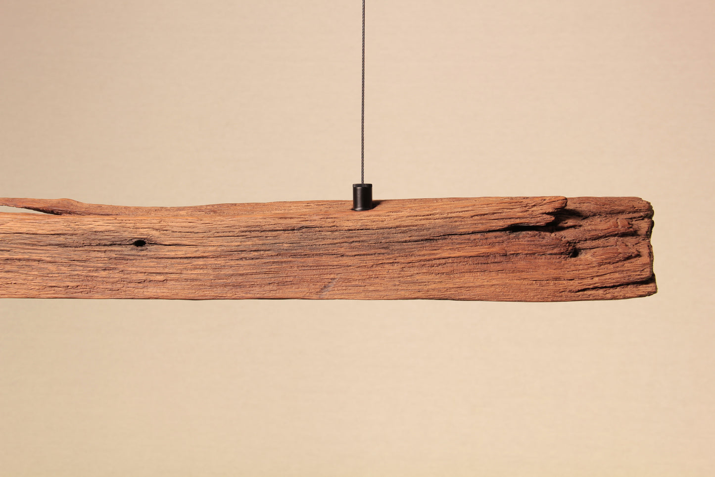 Esstischleuchte - handgefertigtes Unikat - 100cm Eichenbalken