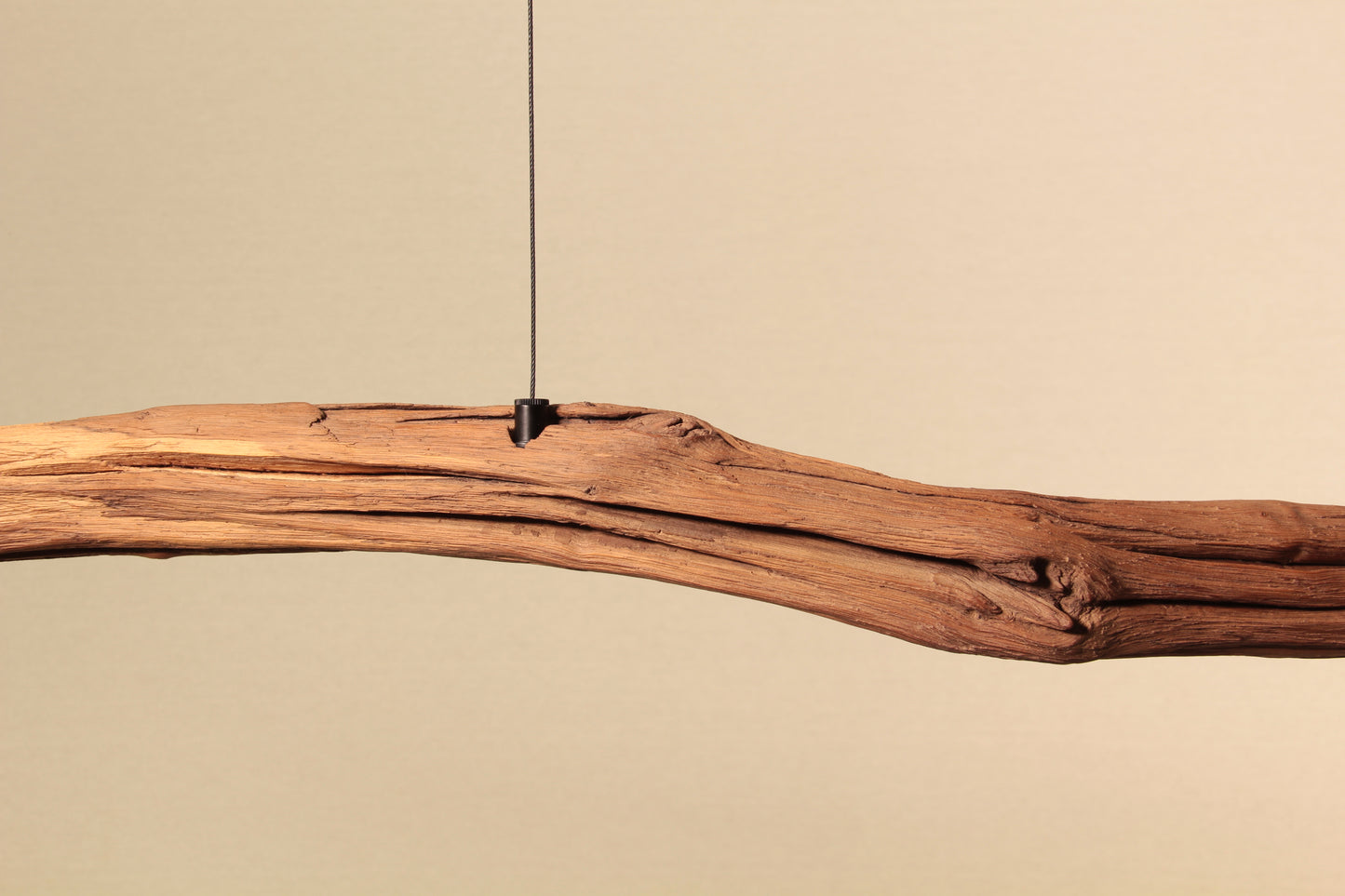 Dining table lamp - handmade unique piece - 151cm oak branch