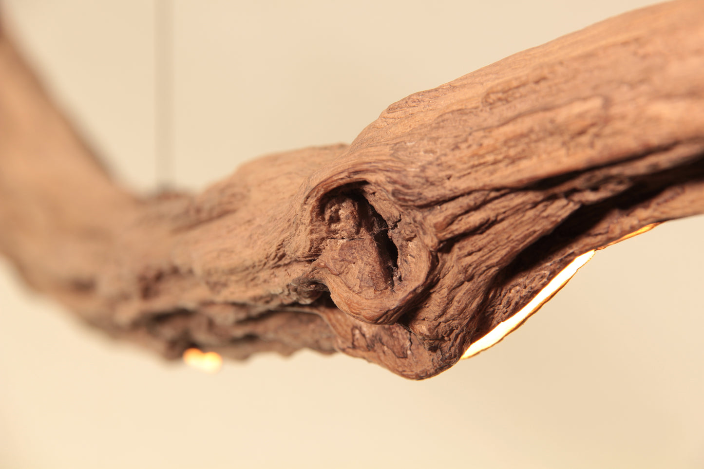 Dining Table Lamp - Handcrafted One-of-a-Kind Piece - 234 cm Oak Branch