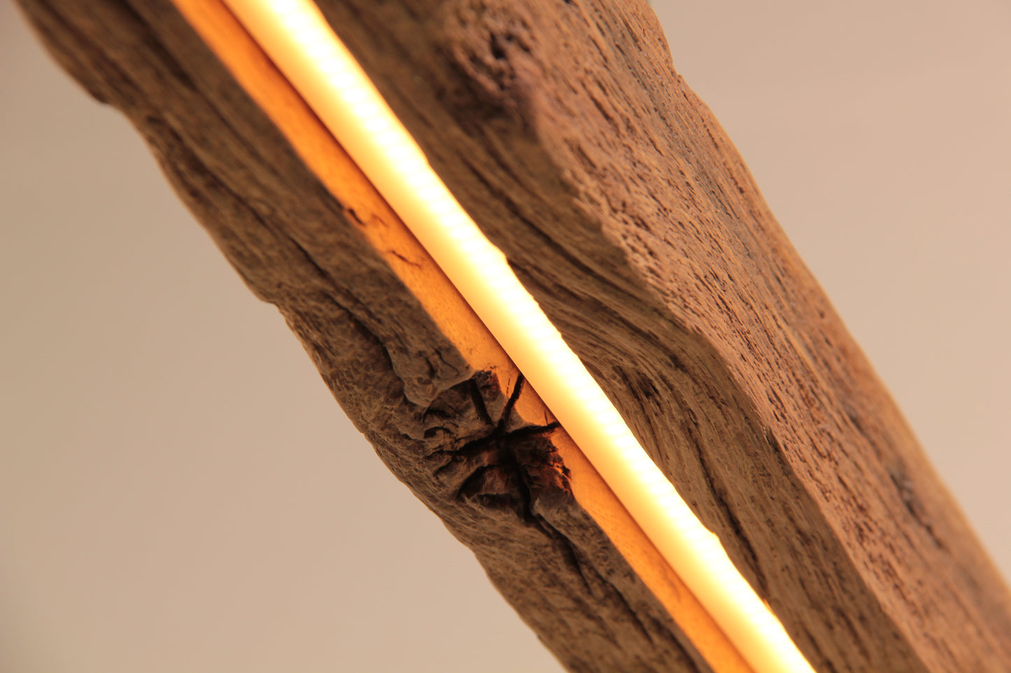 Esstischleuchte - handgefertigtes Unikat - 100cm Eichenbalken