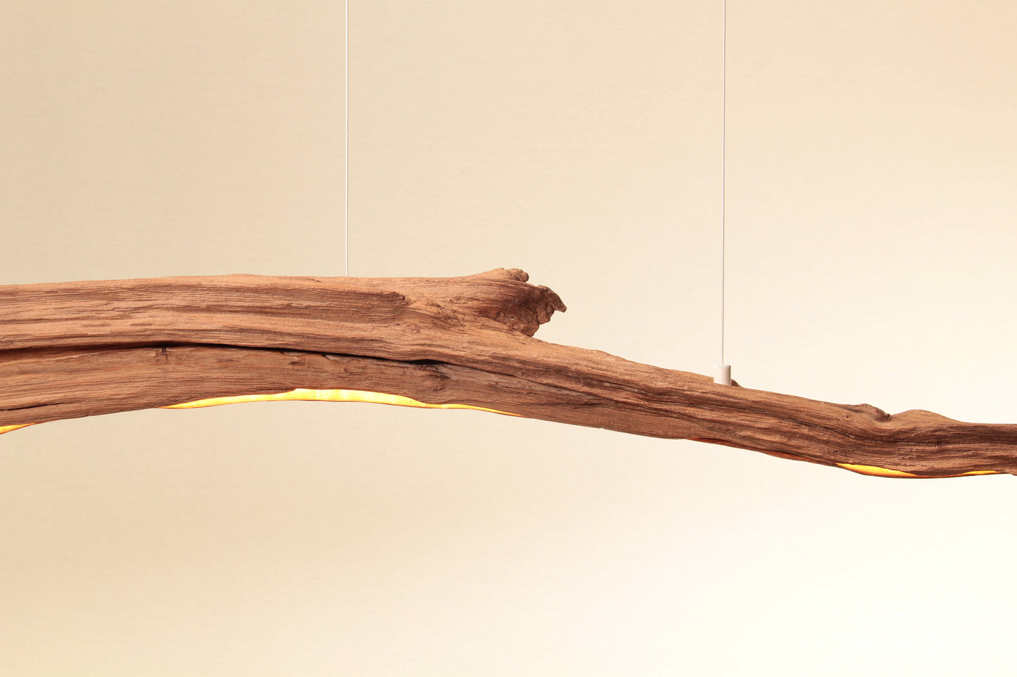 Dining table lamp - handmade unique piece - 152cm oak branch