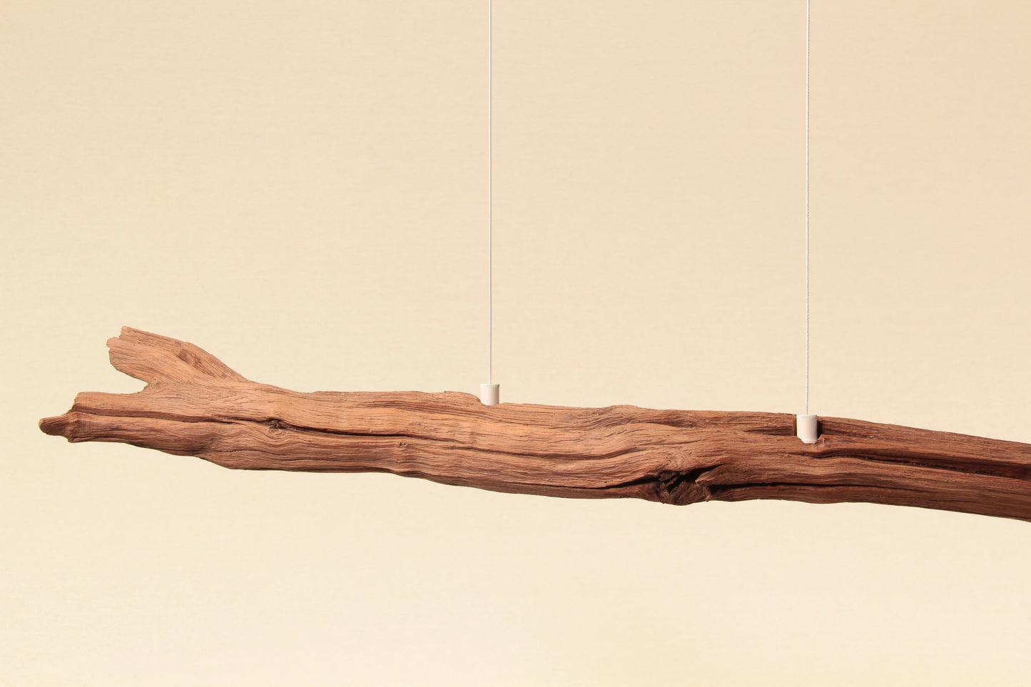 Esstischleuchte - handgefertigtes Unikat - 158cm Eichenast
