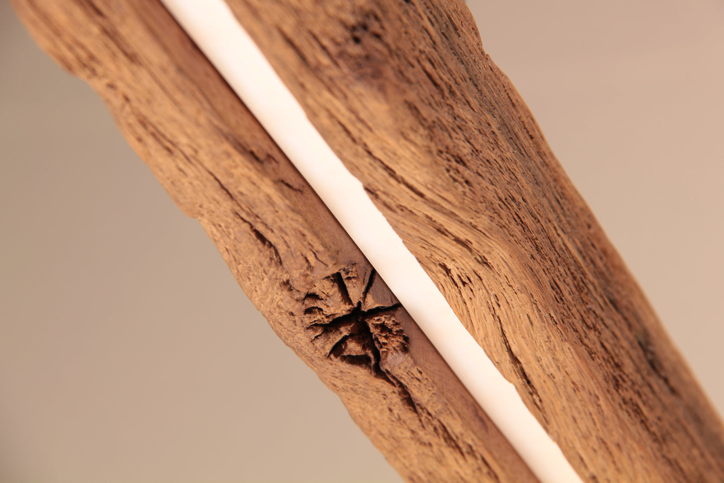 Esstischleuchte - handgefertigtes Unikat - 100cm Eichenbalken