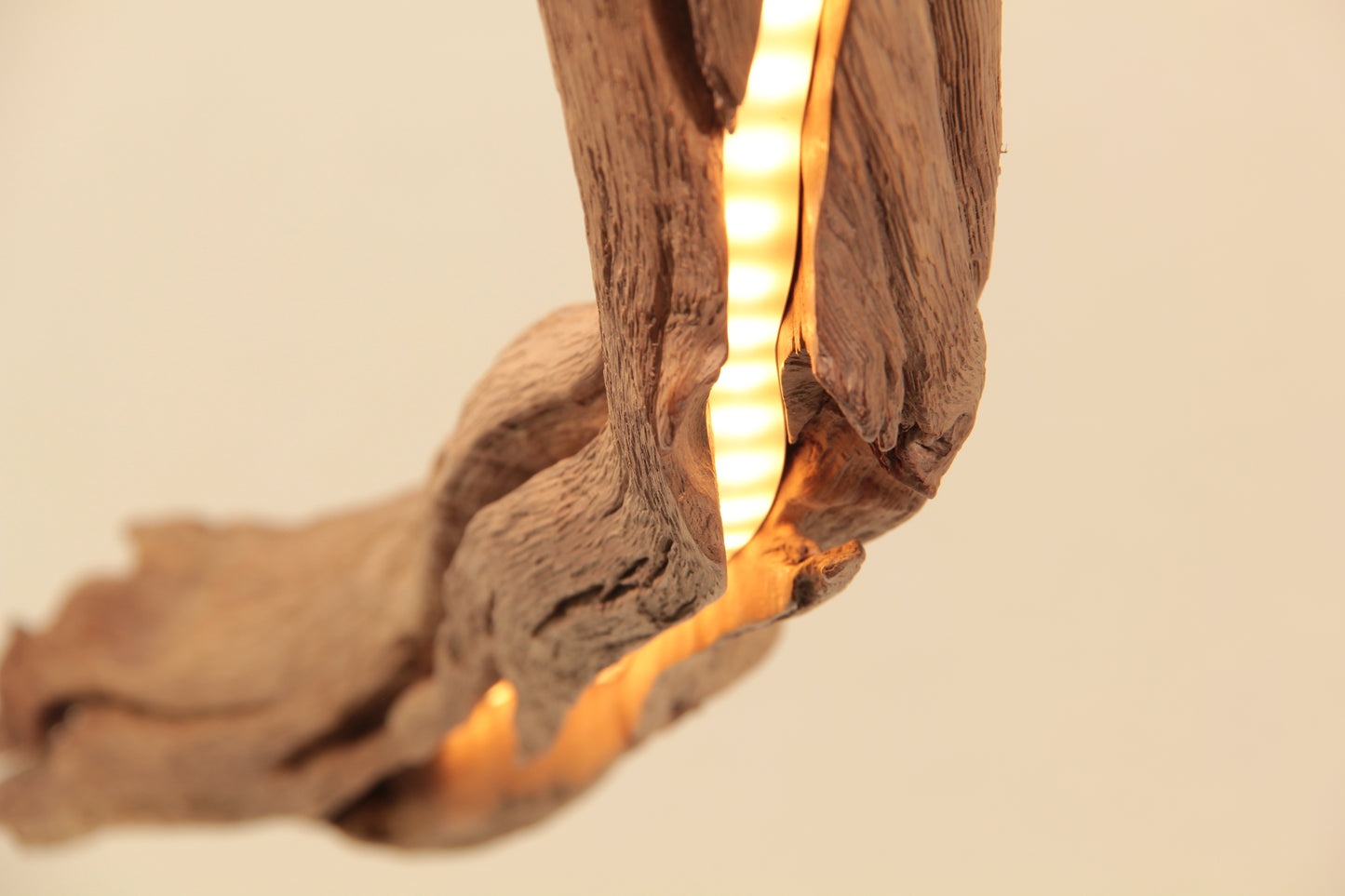 Dining table lamp - handmade unique piece - 113cm oak branch