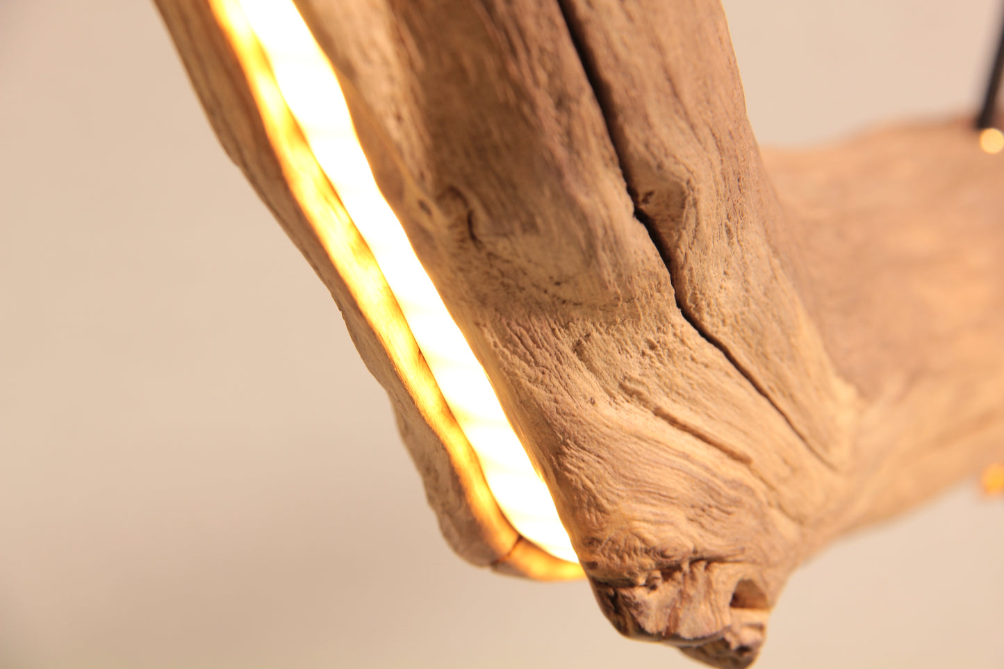 Esstischleuchte / LED Streifen / 125 cm Eichenast