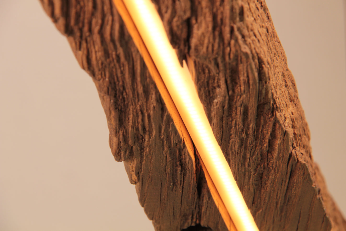 Esstischleuchte - handgefertigtes Unikat - 121cm Eichenbalken