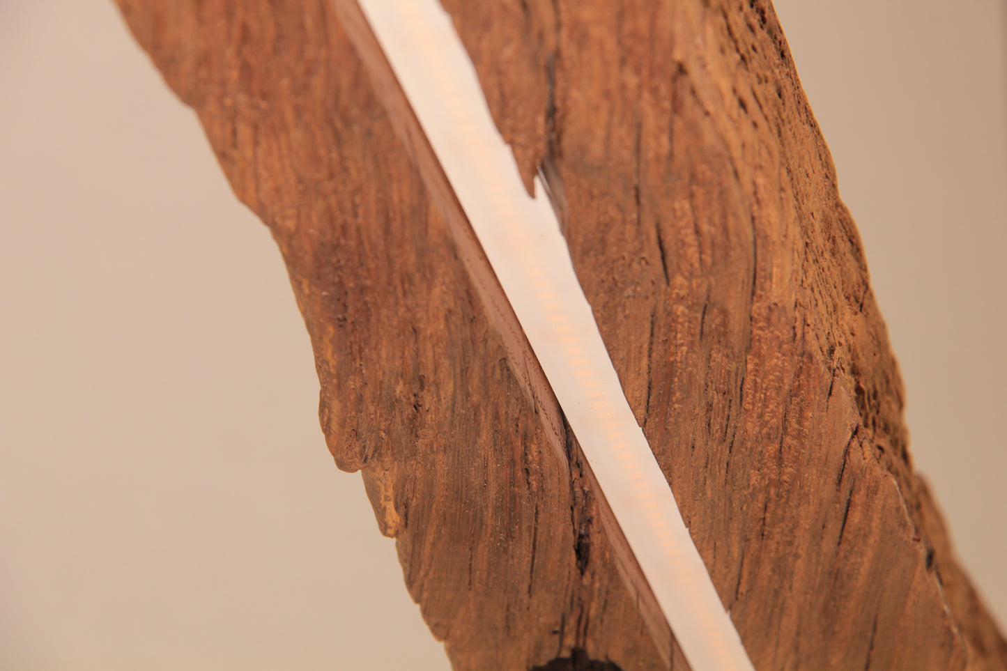 Esstischleuchte - handgefertigtes Unikat - 121cm Eichenbalken