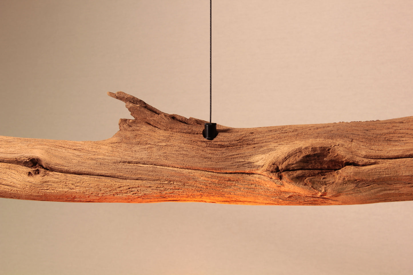 Dining table lamp / LED strip / 149 cm oak branch