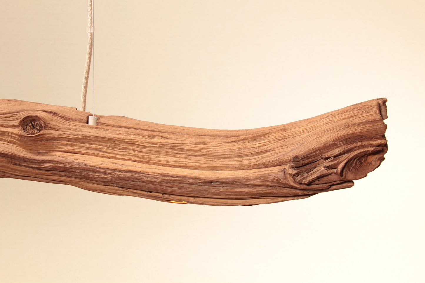 Dining table lamp - handmade unique piece - 152cm oak branch
