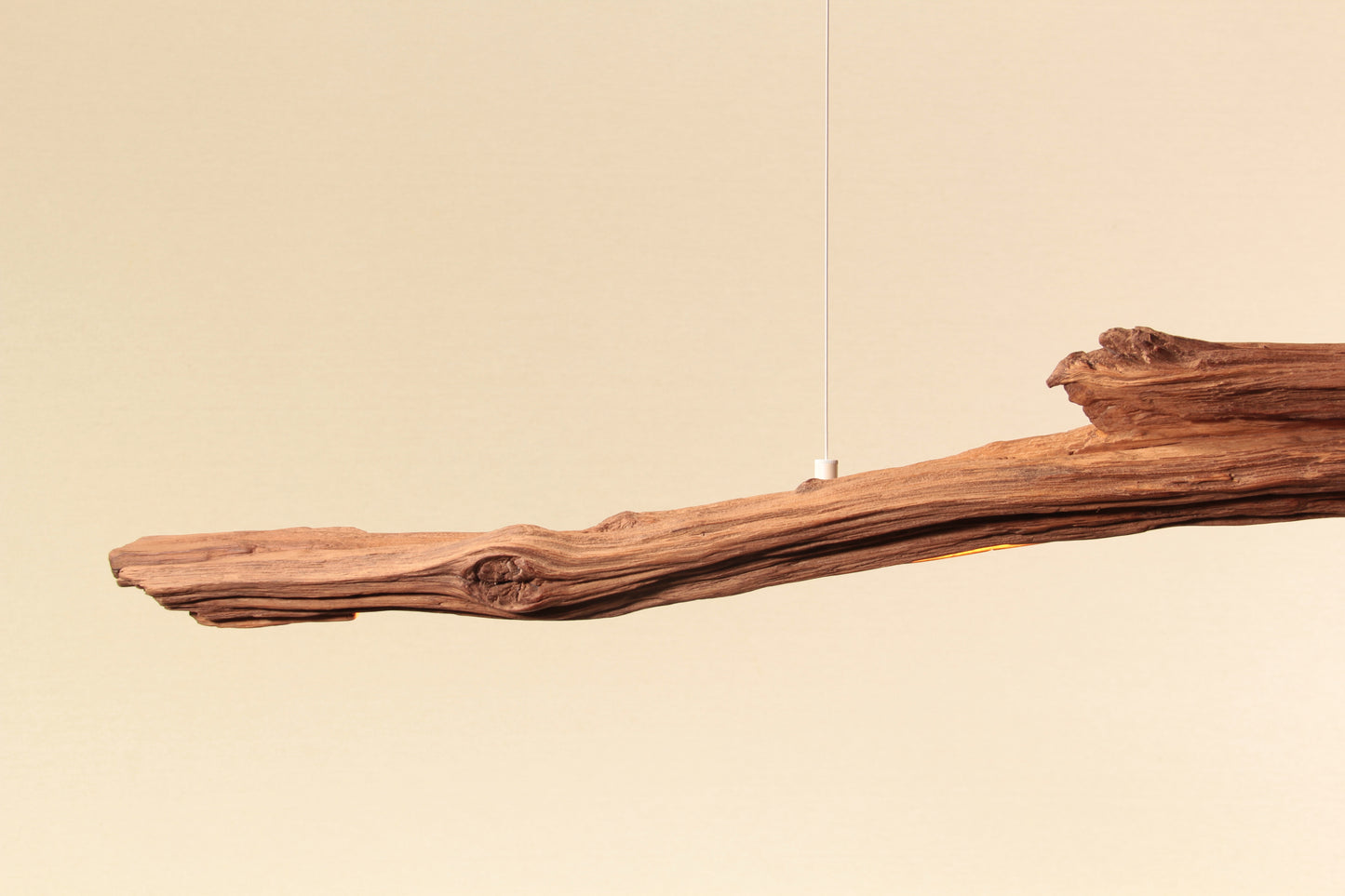 Dining table lamp - handmade unique piece - 152cm oak branch