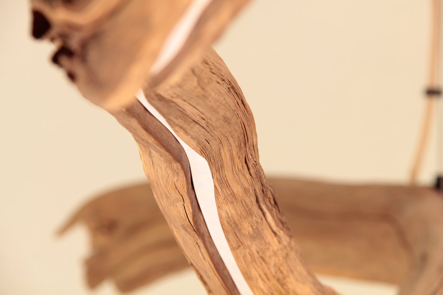 Dining table lamp - handmade unique piece - 184cm oak branch