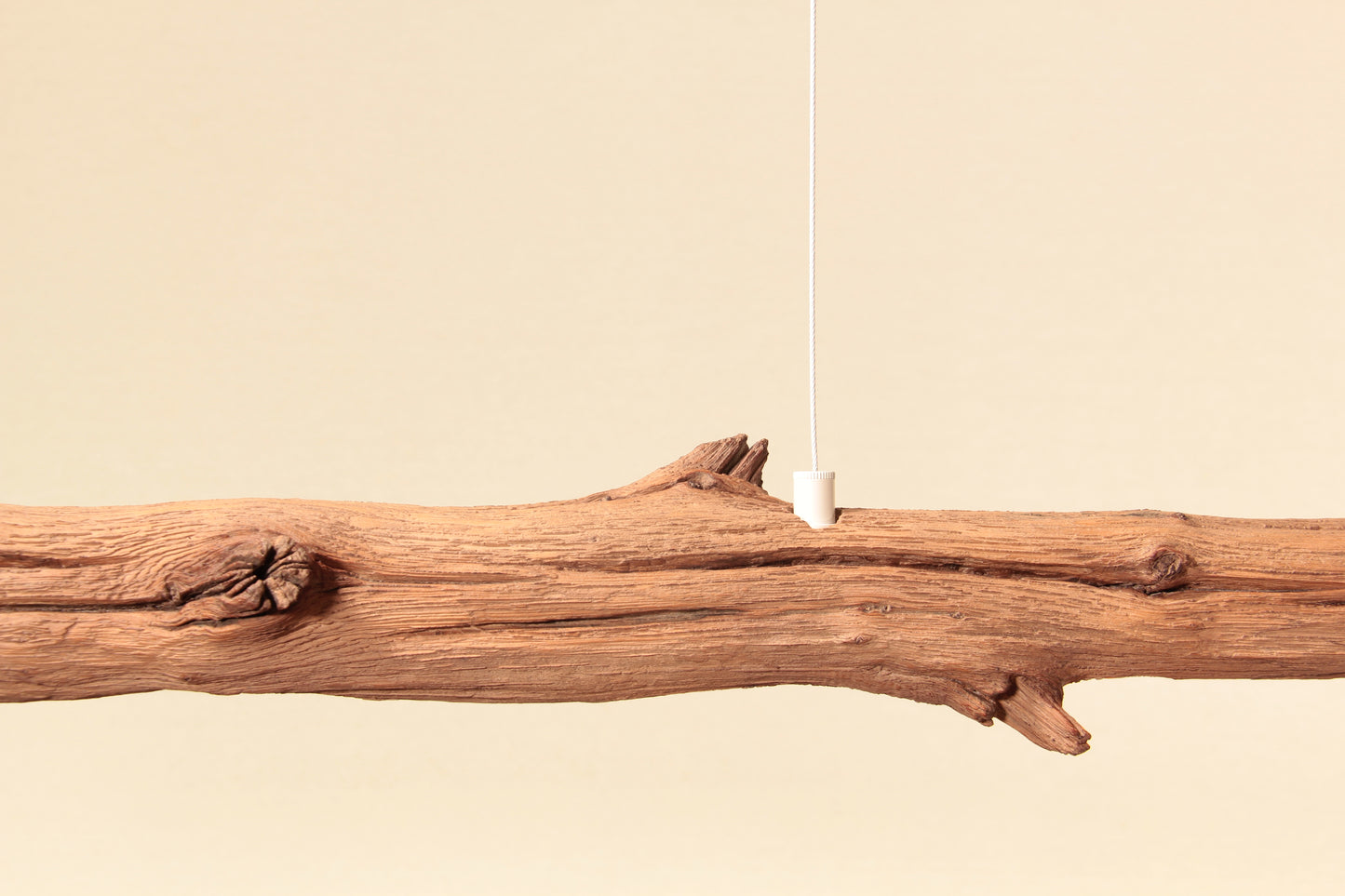 Dining table lamp - handmade unique piece - 159cm oak branch