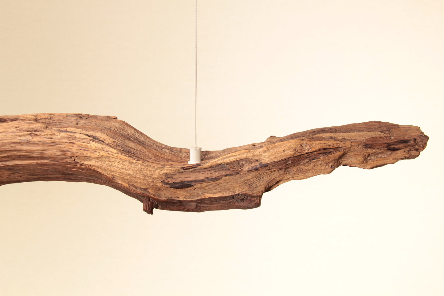 Esstischleuchte - handgefertigtes Unikat - 128cm Eichenast