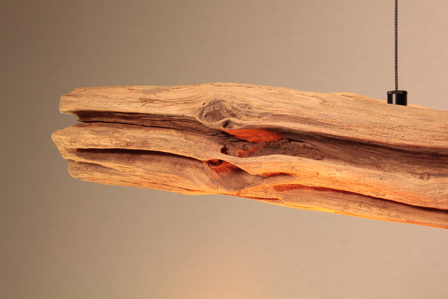 Dining table lamp / LED strip / 164 cm oak branch